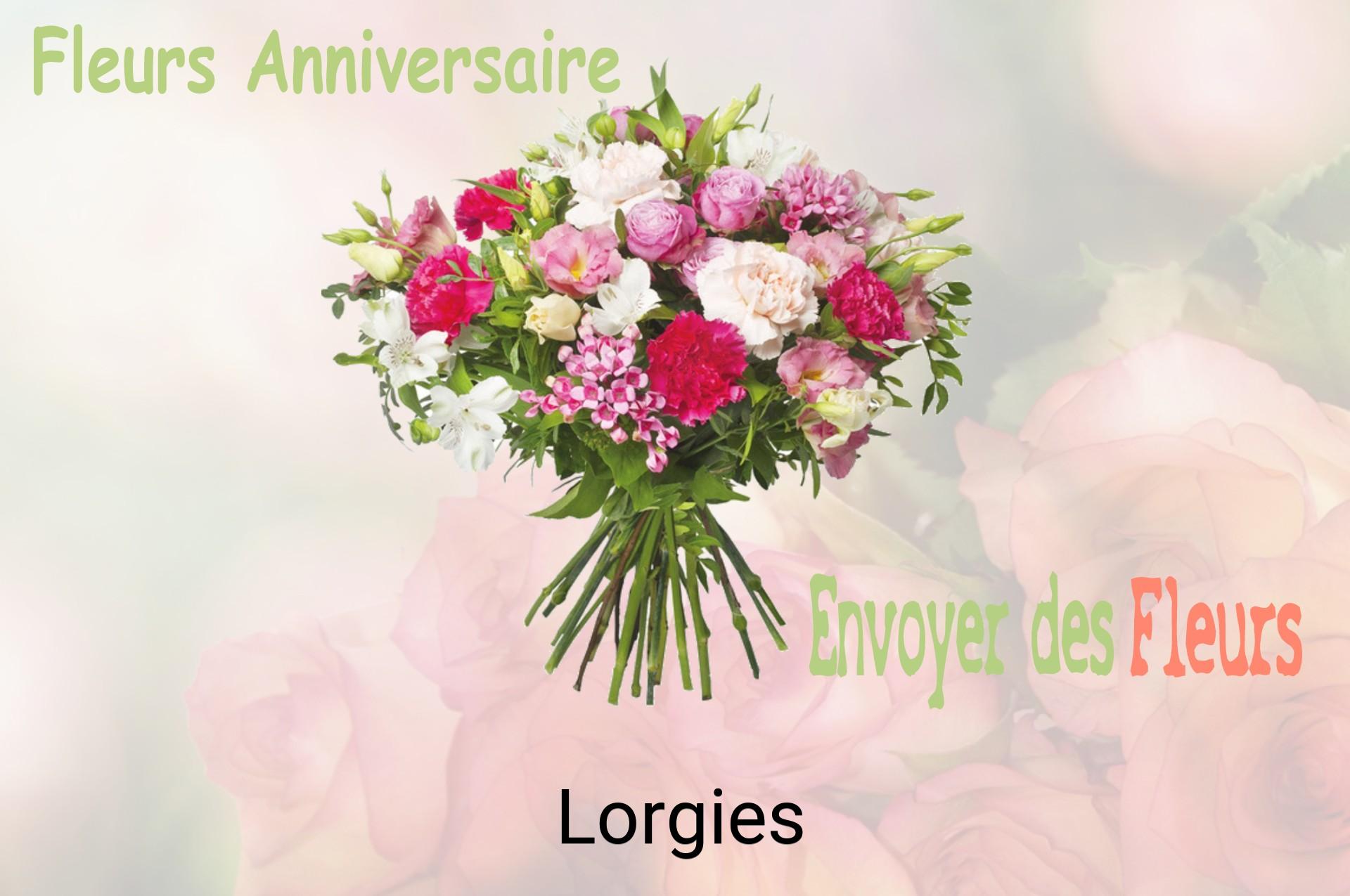 Bouquet de fleurs d’anniversaire livré à Lorgies