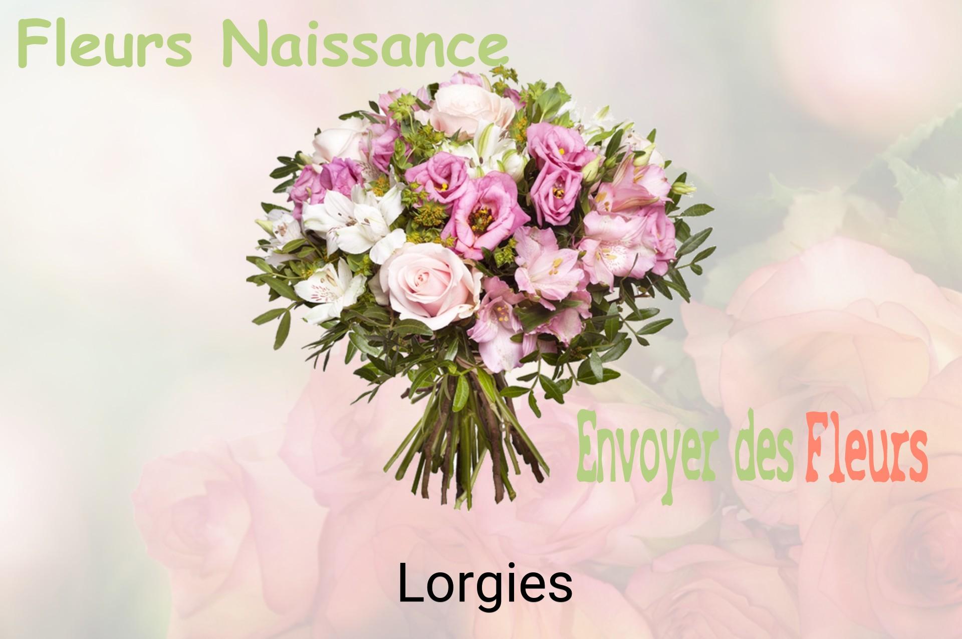 Bouquet de fleurs de naissance livré à Lorgies